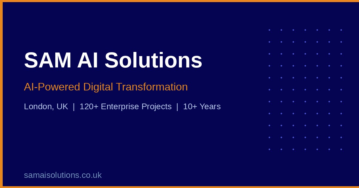 Sam AI Solutions — photo from the business website